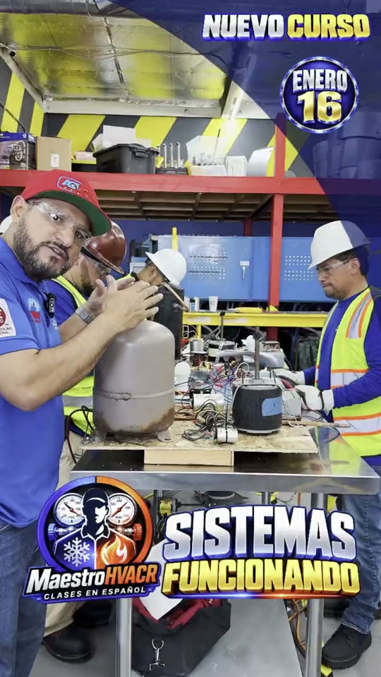 Nuevo curso PRESENCIAL: HVAC Comercial y Refrigeración Comercial · inicia el 16 de enero de 2027